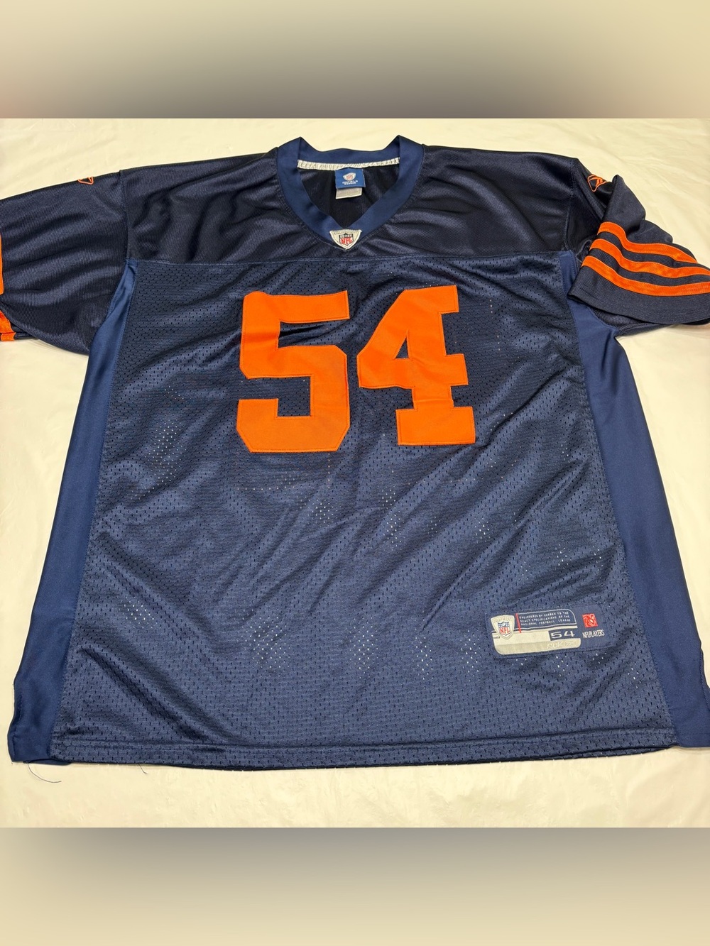 Reebok Brian Urlacher #54 Chicago Bears NFL Football Jersey Men’s 54 XXL